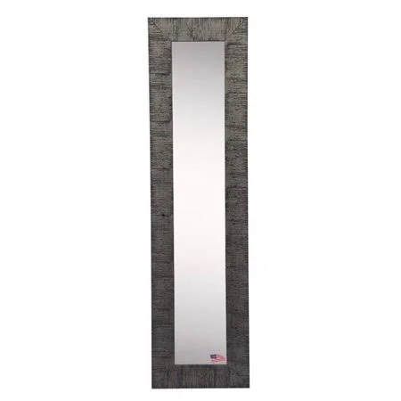 17 Stories Ellington Circle Panel Modern & Contemporary Accent Mirror, Black