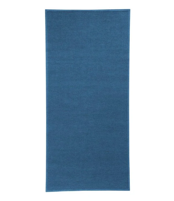 Everyspace Recycled Waterhog Mat, 4& Wide Blue, L.L.Bean