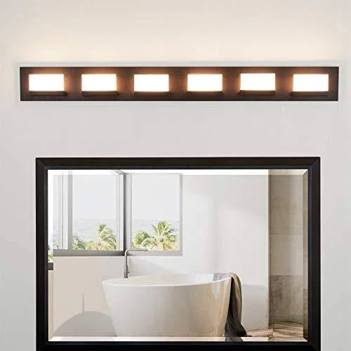 Kira Home Everett 48x22 38W Integrated LED Bathroom, Light, Rectangular