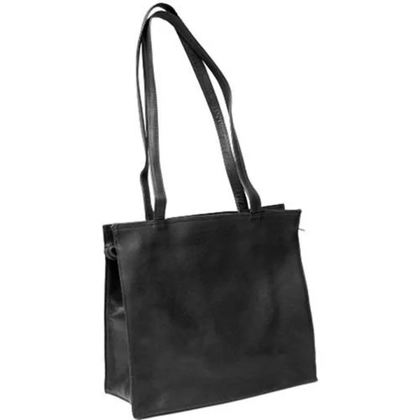 Royce All Purpose Tote Leather Carrying Bag - Black