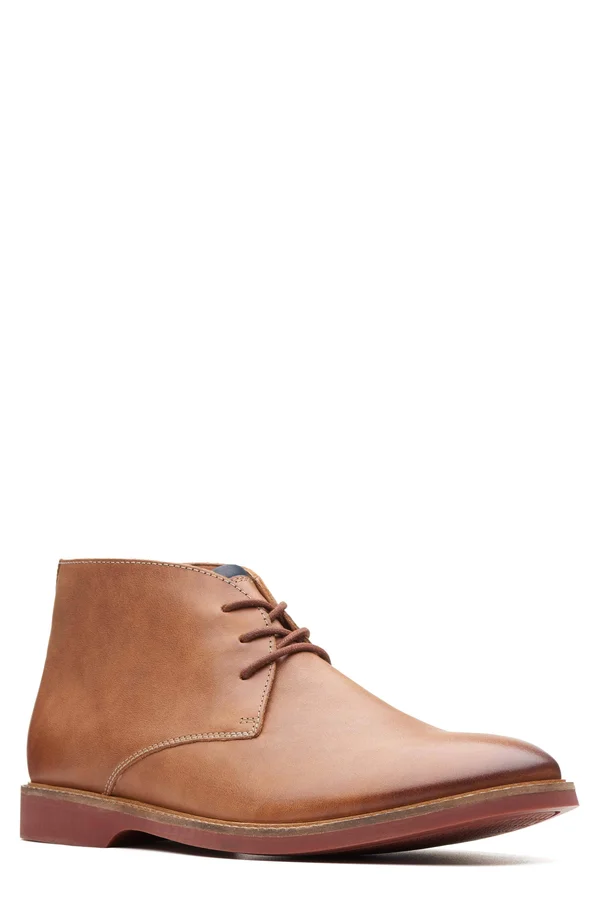 Clarks Men's Atticus Limit Chukka Boot Tan Leather 10