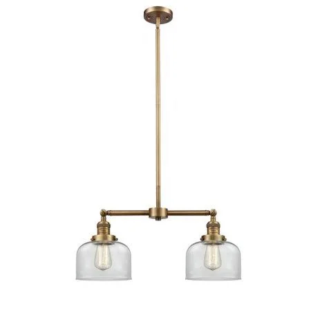 Gracie Oaks Molina 2-Light Kitchen Island Pendant, Seedy