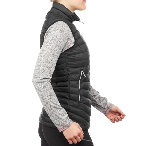 Women's Mountain Backpacking Full Down Vest Black, Xs, 8397279
