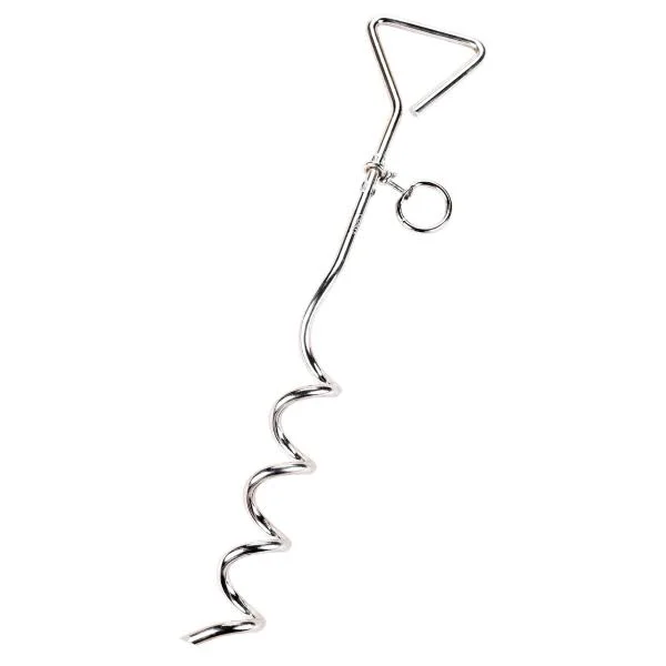 Spiral Tie Out Stake - Size: 18
