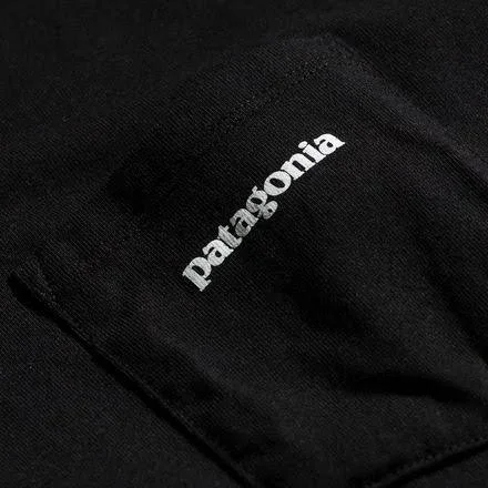 Patagonia P-6 Logo Pocket Responsibili-T-Shirt - Men's Black, Xs