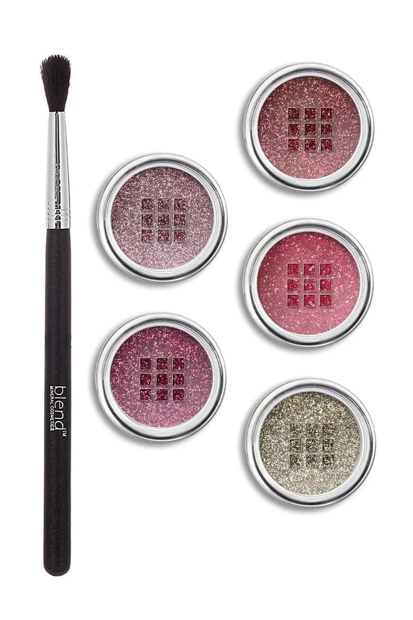 Blend Mineral Rose Diamond Glitter 6-Piece Set at Hautelook