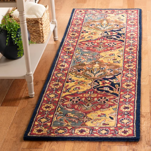 Safavieh Heritage Multi/Red 8 ft. x 8 ft. Round Area Rug