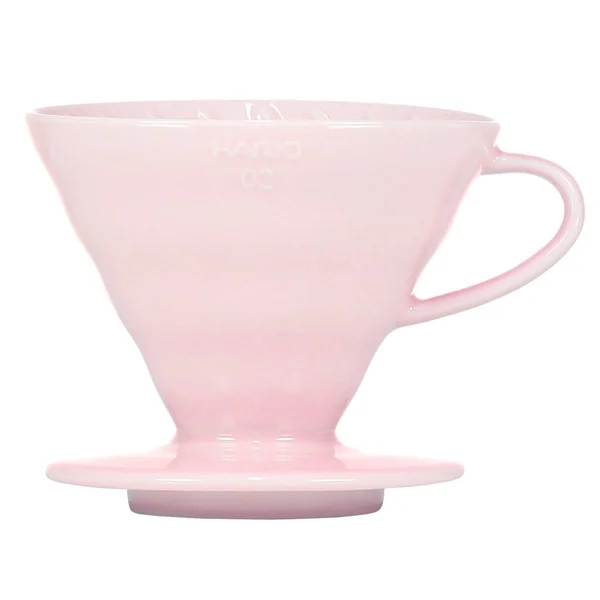 Hario V60 Ceramic Coffee Dripper Pink - Size 02