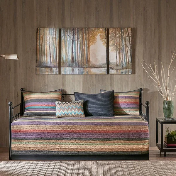 Madison Park Yosemite 6-Piece Quilted Coverlet Set - Full/Queen