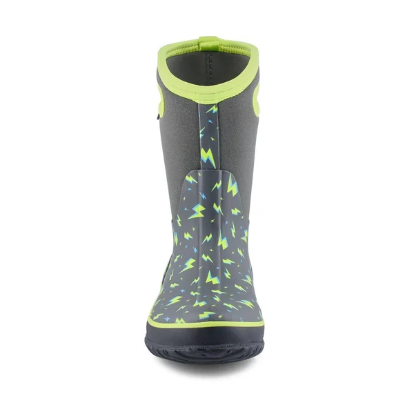 Bogs Kids& Classic Lightning Boot - 11 - Dark Grey Multi