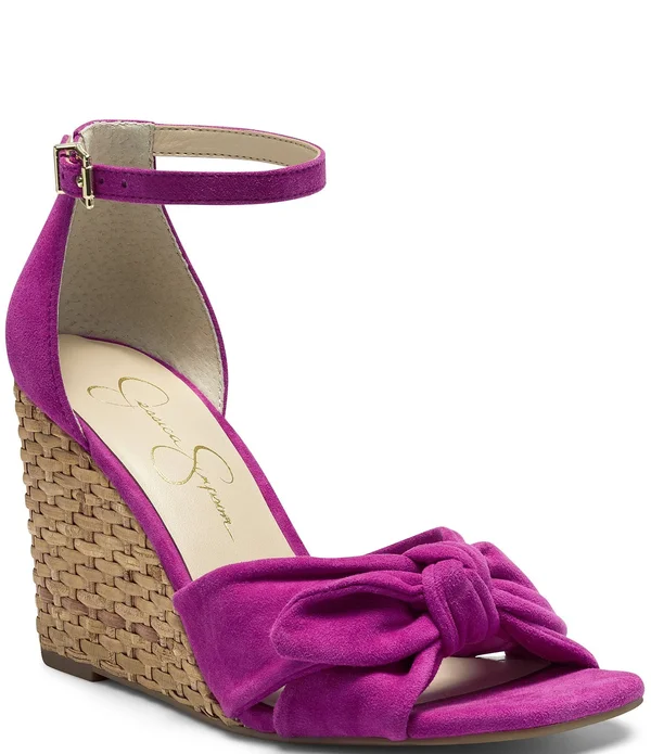Jessica Simpson Delirah Wedge Sandal - Pink - 10 M