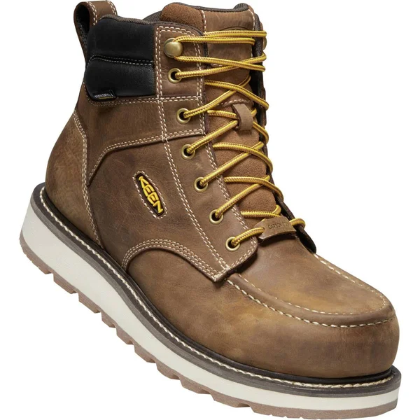 Keen Utility 6x22 Cincinnati Composite Toe Waterproof Boots - Men's Belgian/Sandshell