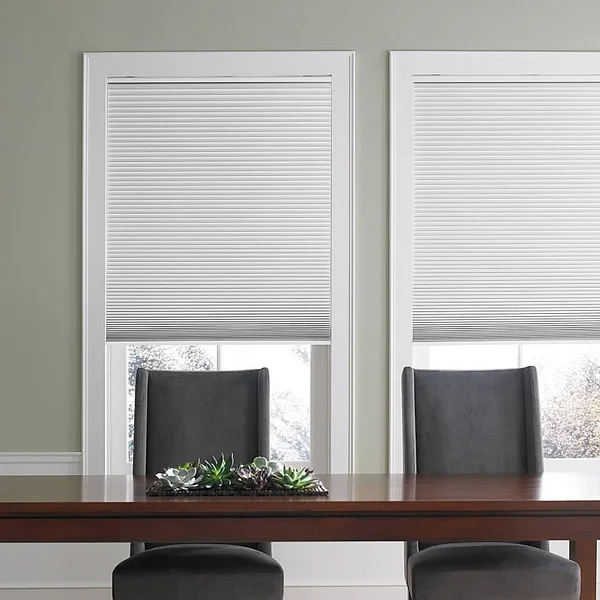 Real Simple Cordless Blackout Cellular 48.5x22 x 64x22 Shade in Snow