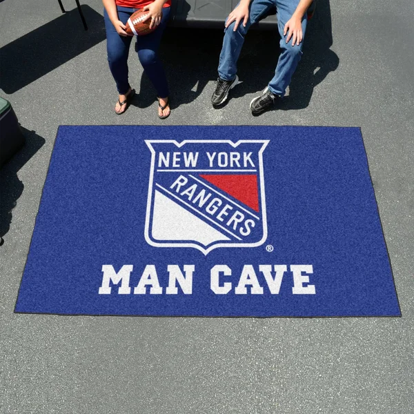 NHL - New York Rangers Man Cave Ultimat 5'x8' Rug