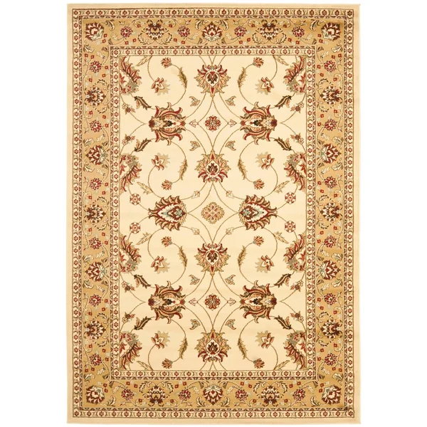 Safavieh 2&-3x22 x 12& Lyndhurst LNH553 Black, Ivory Rug