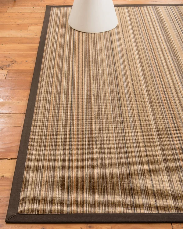 Natural Area Rugs Lugano - Brown/Multi Sisal Rug, 5& x 8&