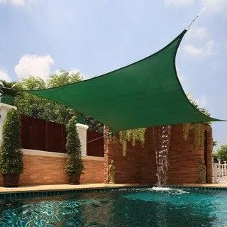 Bayville Large Square Sail Sun Shade by Havenside Home Green