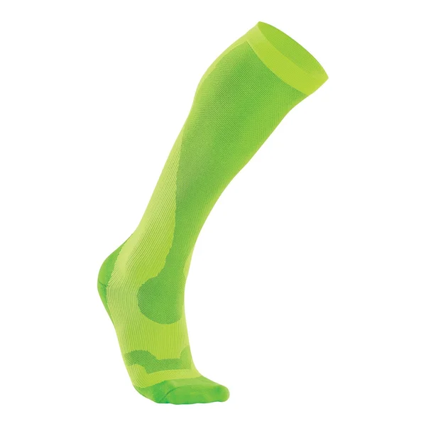 2XU Women's Compression Performance Run Socks - Fluro Green/Green
