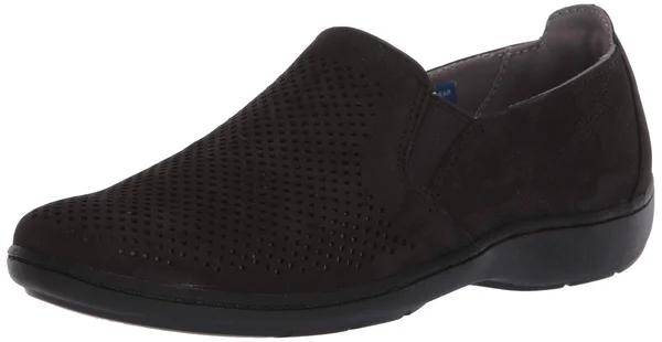 Women's Aravon Lia Slip-On Sneaker, Size 8.5 D - Black