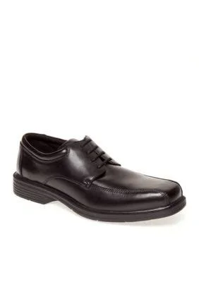 Men's Nunn Bush Jasen 84221 Bicycle Tip Lace Up Comfort Gel, Size: 14, Black