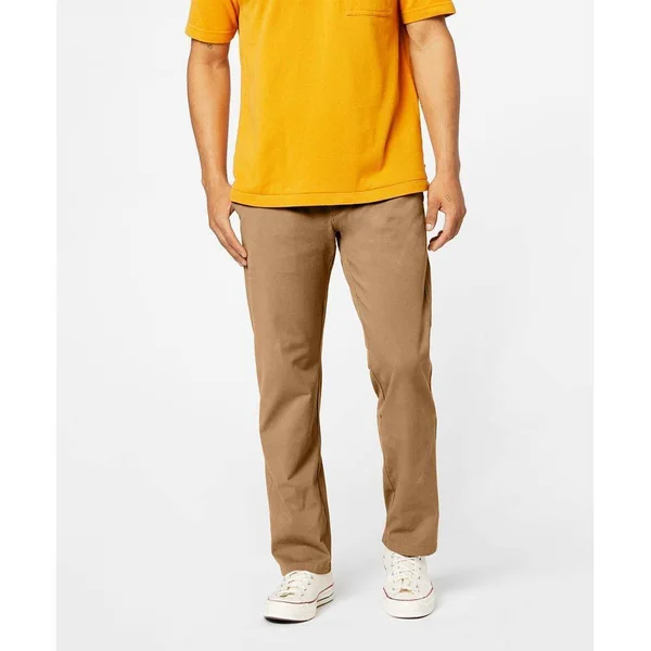 Dockers Men's Straight Fit 360 Flex Ultimate Chino Pants - Leather Brown 34x34