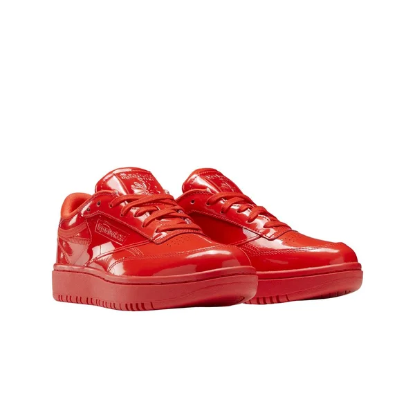 Reebok Cardi Coated Club C Double Red Women's Shoes - Size: 9