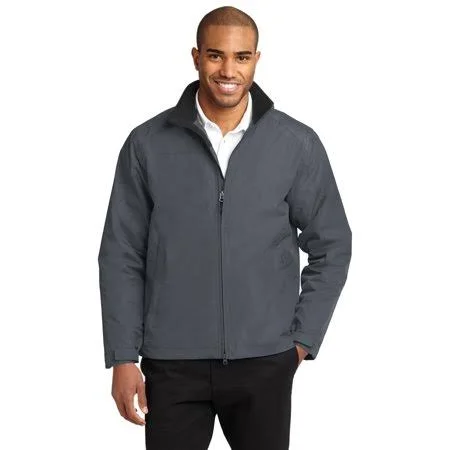 Port Authority J354 Challenger II Jacket - Steel Grey/True Black - 3XL