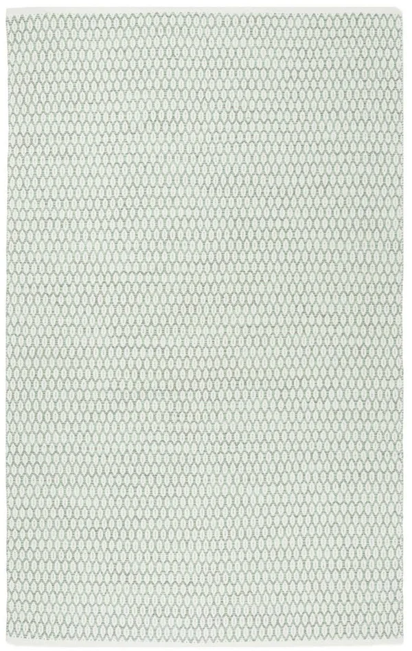 Safavieh Montauk MTK608G 5&0x22 x 8&0x22 Light Green, Ivory Area Rug