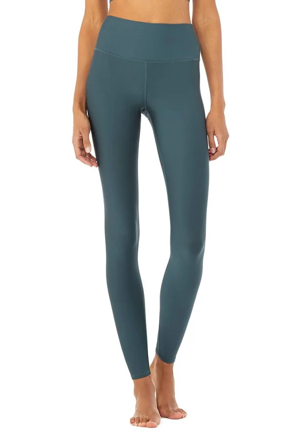Alo Yoga, High-Waist AirLift Legging in Deep Jade, Size: Large