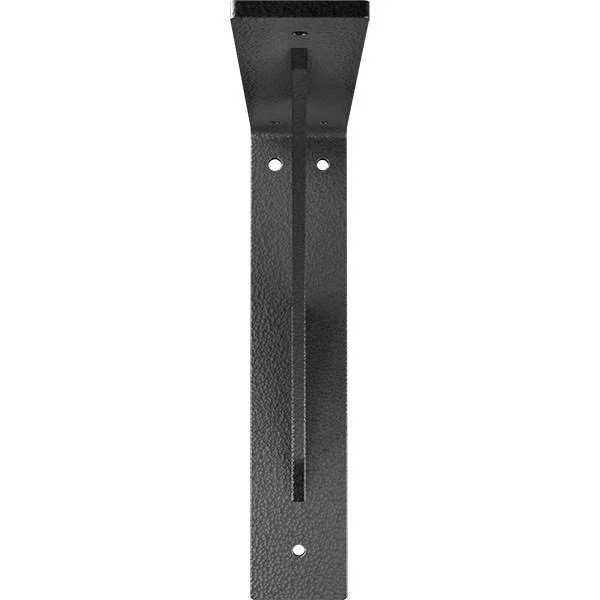 Ekena Millwork 2x22W x 10x22D x 10x22H Legacy Steel BRACKET - Hammered Silver
