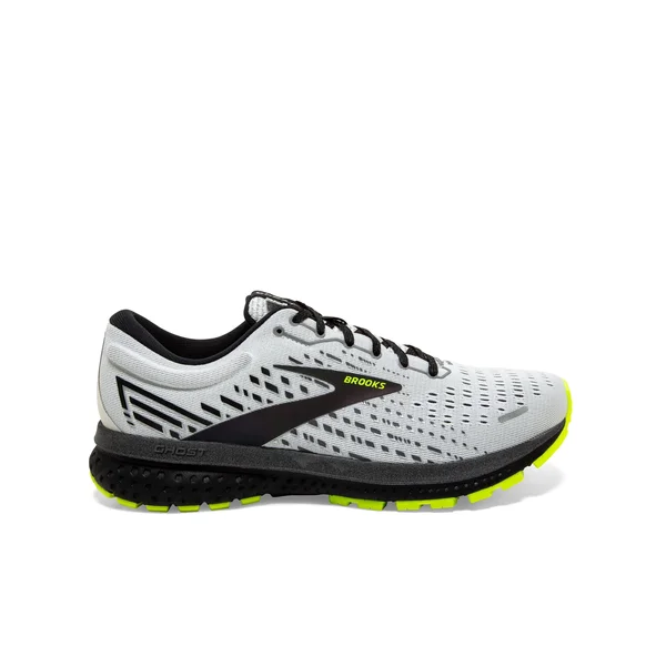 Men's Brooks Ghost 13 (White/Black) 10