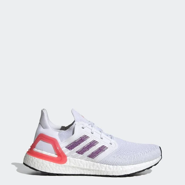 Adidas Women's Ultraboost 20 Running Shoes EG0726 - 5.0, White