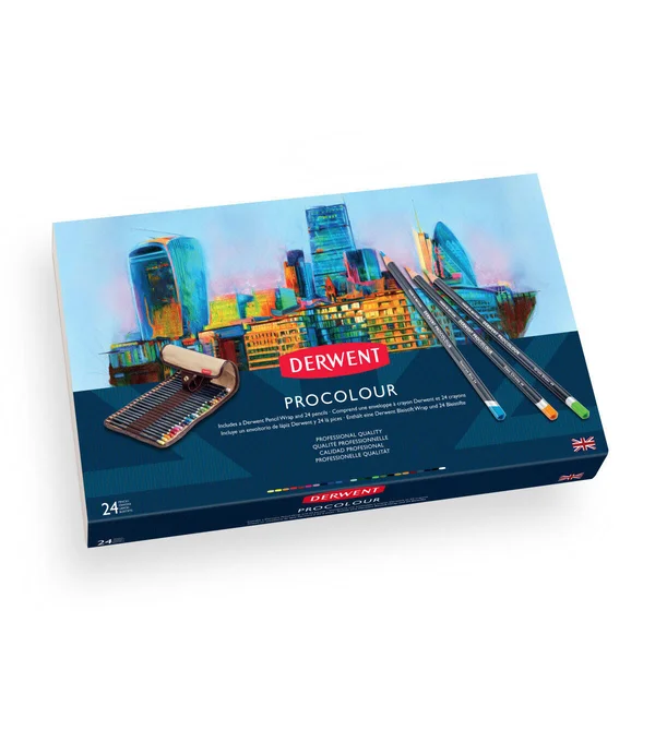 Derwent Procolour 24 Wrap Set