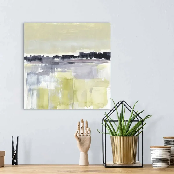 Violet and Olive Field I - Canvas Wall Art, 16x16, Great Big Canvas