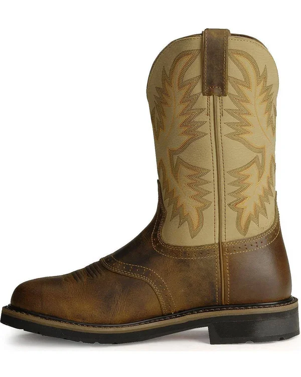 Justin Stampede Work Boots - Steel Toe