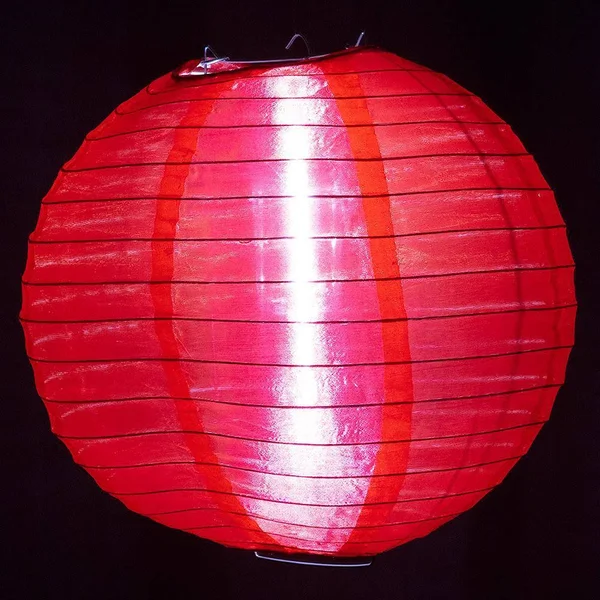 36x22 Red Nylon Lantern - Durable Hanging Decoration
