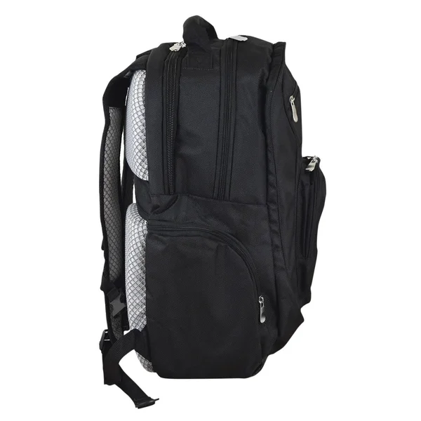 Denco Atlanta Braves Premium 19-in. Laptop Backpack - Black