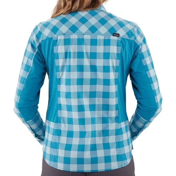 NRS Women's Guide LS Shirt - XXL - Hydro