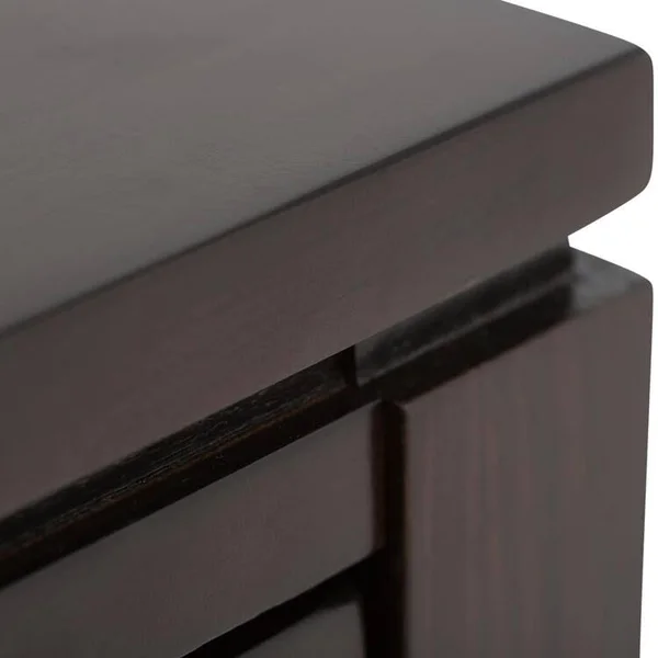 Simpli Home Cosmopolitan Console Sofa Table - Coffee Brown