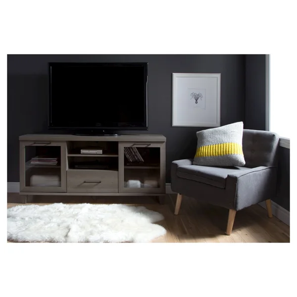 South Shore Adrian TV Stand for TVs Up to 60&& - Gray Maple