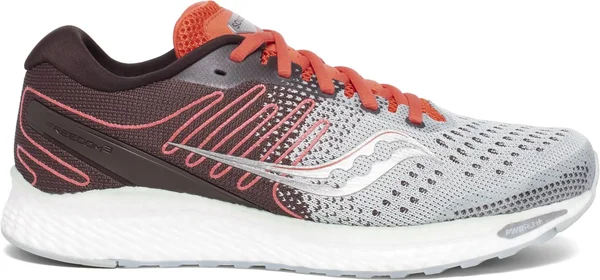 Saucony Freedom 3 Sky Grey/Coral - Women's, Size: 5.5