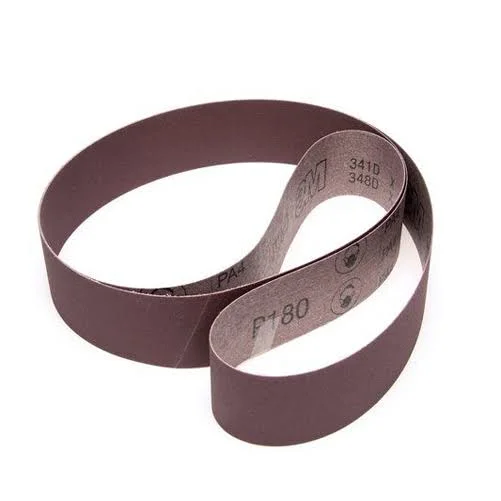 3M Cloth Belt 341D, P120 X-weight, 2-1/2 in x 60 in, Film-lok, Single-Flex