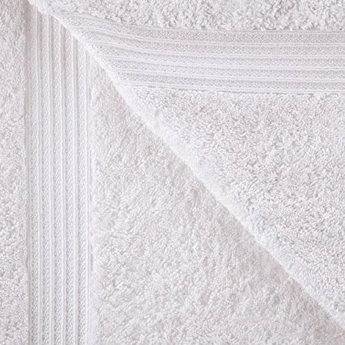 Superior 100% Long Staple Combed Cotton 8 Piece Hand Towel Set White