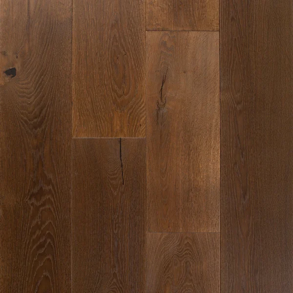 Woodland Reserve - Lawrence White Oak Distressed Engineered Hardwood, 3/4 inch x 9 inch, Brown - Floor & Decor