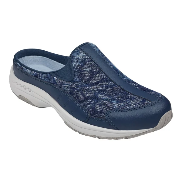 Easy Spirit Womens Traveltime 304 Athletic Mules 9 Blue