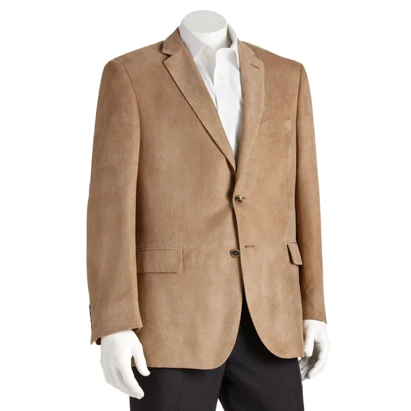 Jean Paul Germain Suede Microfiber Sport Coat, Men's, Black, Size 52 Regular