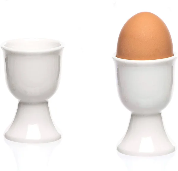 Baker Ross Egg Cups - Easter Crafts for Kids to Decorate, Personalise and Use (Box of 4), 70mm, White