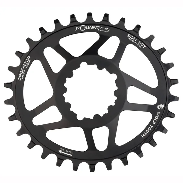 Wolf Tooth Components Direct Mount Drop-Stop Oval 32T Chainring for SRAM