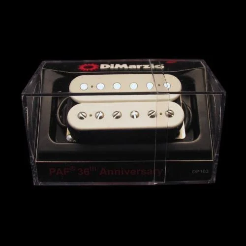 DiMarzio DP103W 36th Anniversary PAF Neck Humbucker Pickup, White