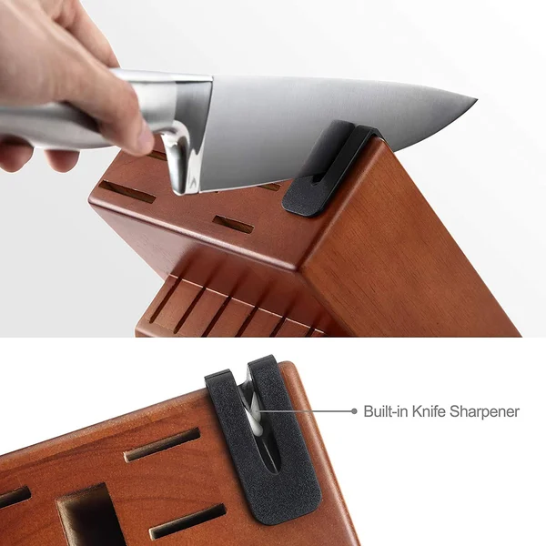 McCook MC29 Knife Sets - 15 Pieces German Stainless Steel Kitchen Knife Block Sets
